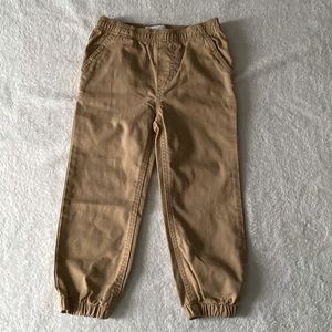 Khaki joggers by kids headquarters (4T)